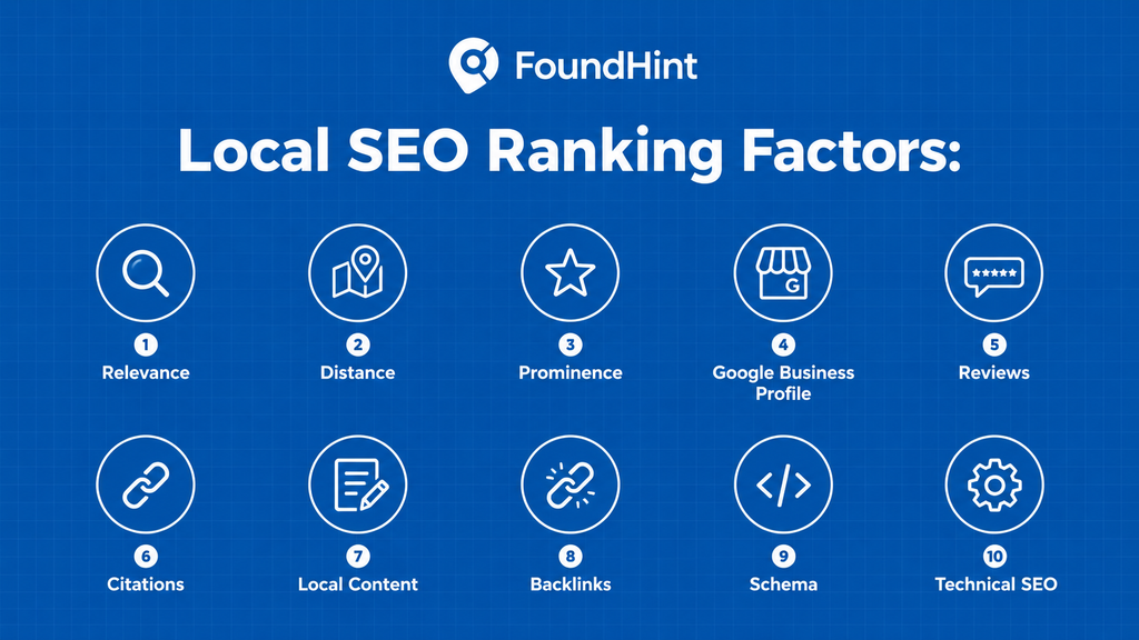 Google Business Profile ranking factors: primary category, services, hours, photos and reviews