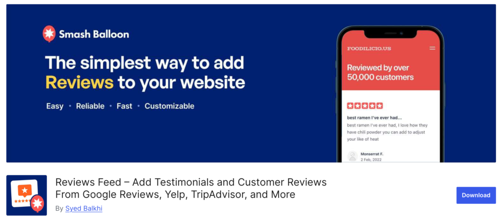 Reviews Feed
