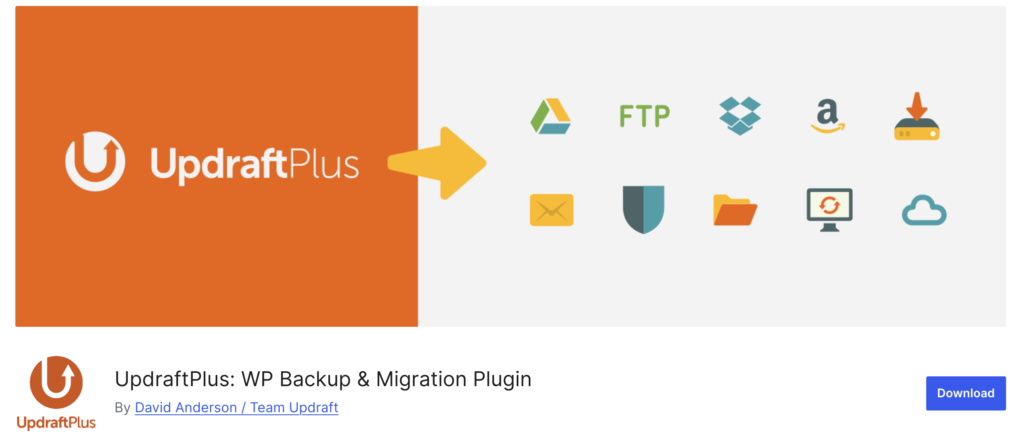 Backups and Recovery: UpdraftPlus