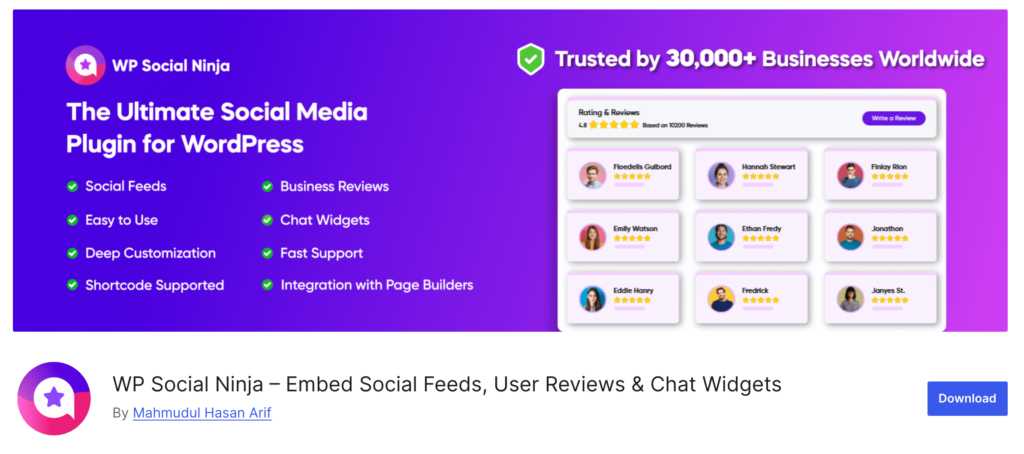 WP Social Ninja