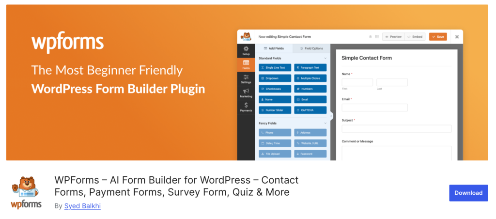 Contact Forms and Lead Generation Plugin