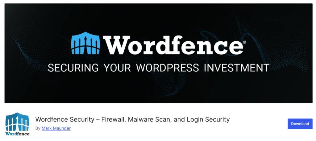 Website Security: Wordfence